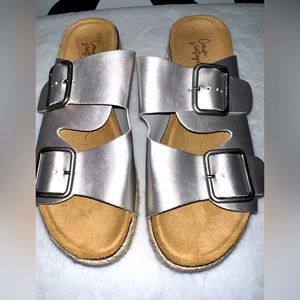 Crown Vintage Polly Espadrille Platform Slides